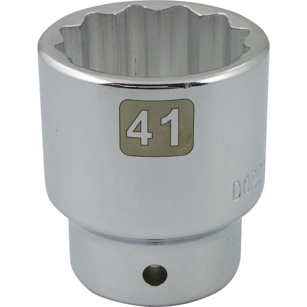 3/4" Drive, 41mm Metric Socket, 12 Points
